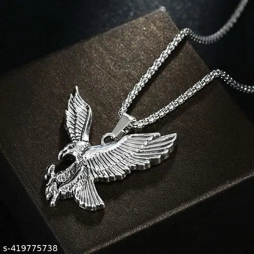 Eagle Chain Pendant For Men And Boy Silver