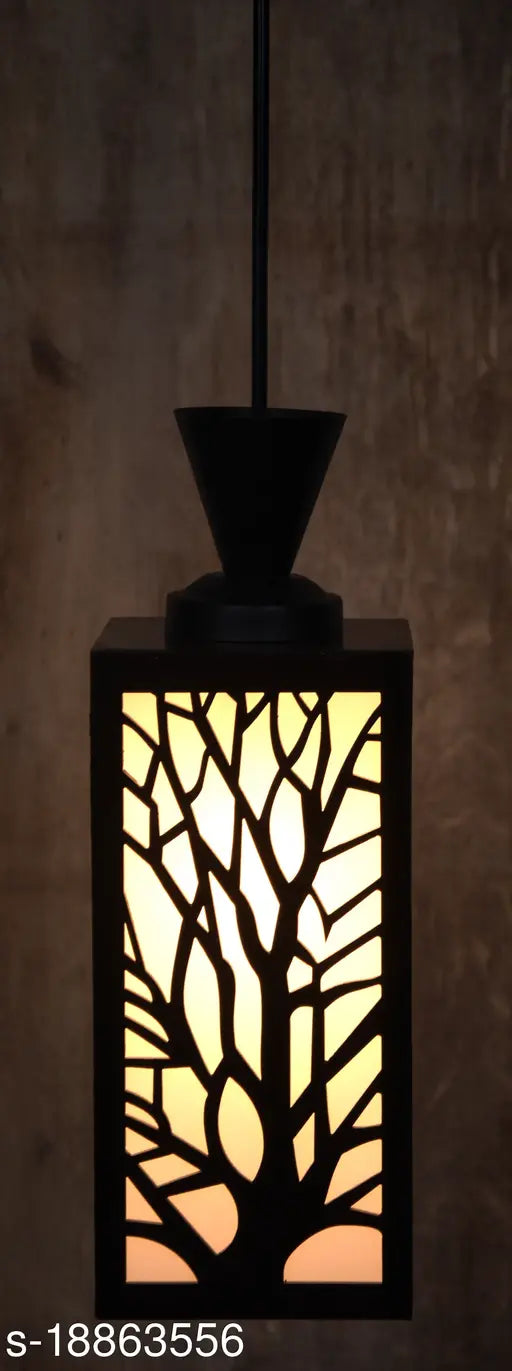 Gojeeva  Wooden Style Hanging Lamp Creative Wood Pendant Light Lamp Suitable for Living Room,Foyer,Bedroom,Hallway Pendants Pendants Ceiling Lamp(Pack of 1)
