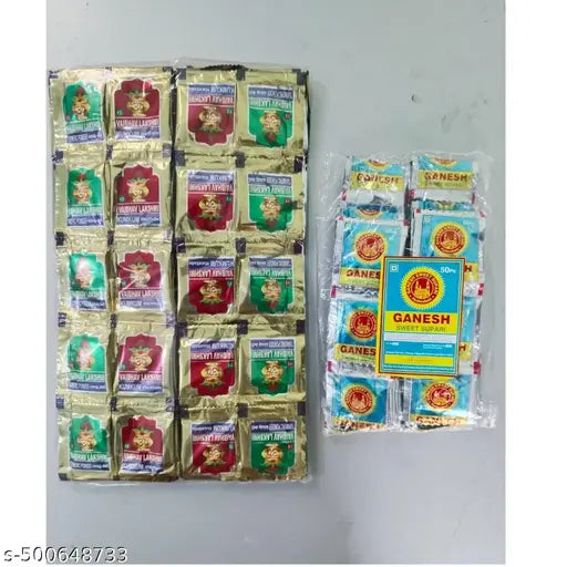 Pasupu Kumkum vakk podi (50 piece packet)