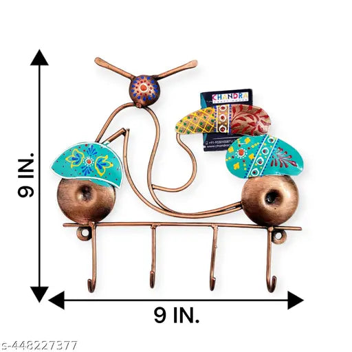 Scooter Key Holder Premium Handmade Wall Art