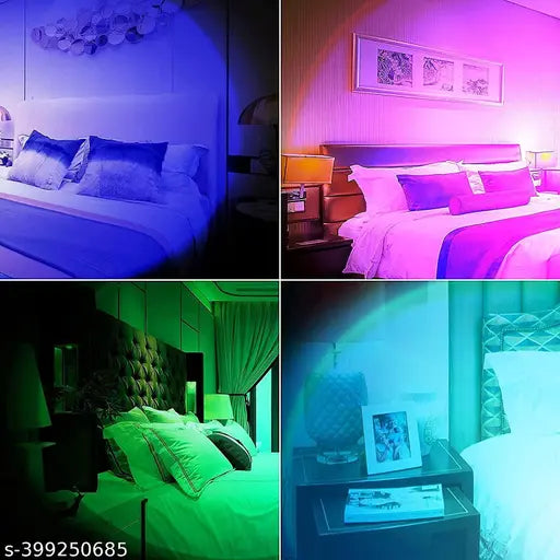 BTK Trade unset Night Light Lamp Projector, 360 Degree Rotation USB Night Light Romantic Visual Ambient Light Network Red Light for Home Bedroom R13 (7 Colors + 13 Functional Modes) Pack of 1(Metal)
