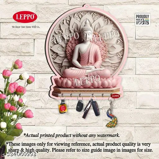 LEPPO Beautiful Buddha Key Holder for wall decor Key stand key hanger (MS_07)