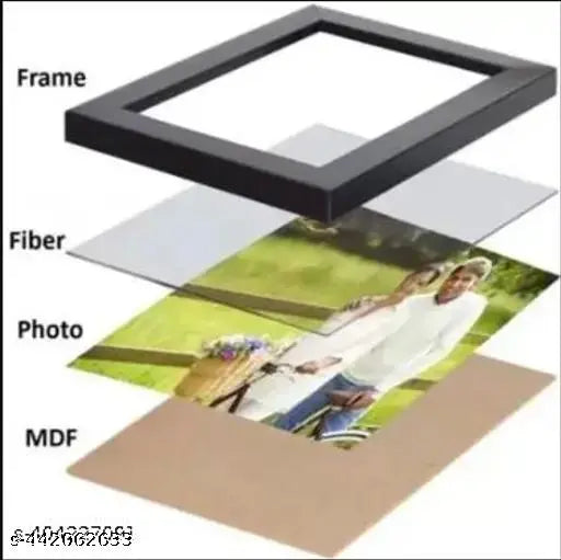 HEMU SALES BLACK FRAME (A-4 SIZE) (SAT OF 6 FRAME )
