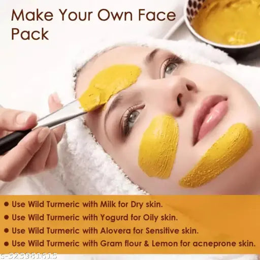 raquitys Kasturi Haldi Face Pack Powder (100 g) pack of 3