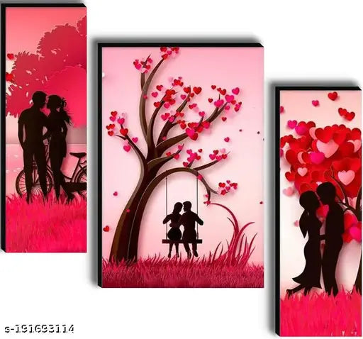 Blue Art Gallery Artificial Wall Painting