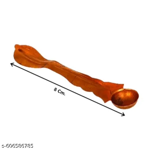 Pure Copper Panchpatra with Aachmani. 5.5 for Pooja uses