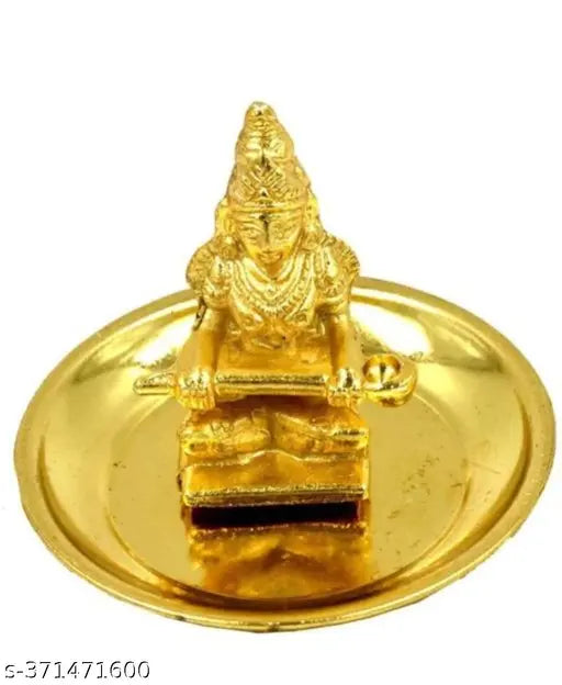 Maa Annapurna Devi – The Goddess of Food and Nourishment Vastu   ( Golden) Pooja Kit (Golden Plated) Brass Yantra  (Pack of 2)