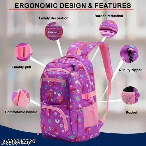 Stylish(38liter)backpack for girls& women ,bag is waterproof and imported fabric used in our bags,this schoolbag