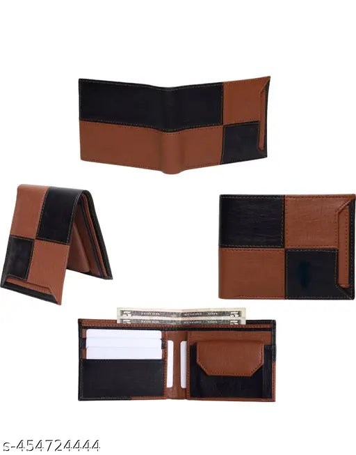 PU Leather Wallet for Men 9 Slot Card Holder Wallet Credit Debit Card Holder  Wallet ATM Card Wallet for Boys Zipper Coin Purse for Men & Women
