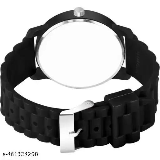 HRV Black Dial Bumpper Pu Black Belt Men and Boy Watch