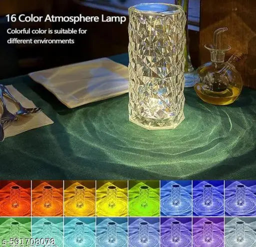 Multi-Shade LED Crystal Glow Light