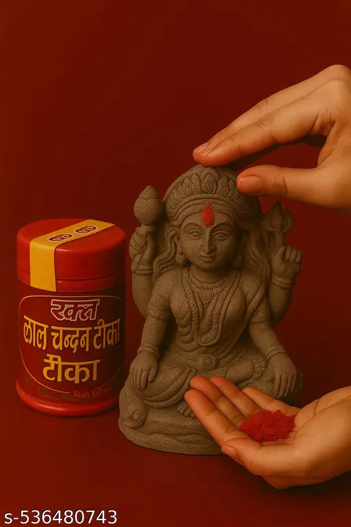 Divine Hub GD Laal Chandan (Pack of 2) | Red Sandalwood Powder for Tilak, Pooja & Temple Rituals | Spiritual Kumkum Chandan