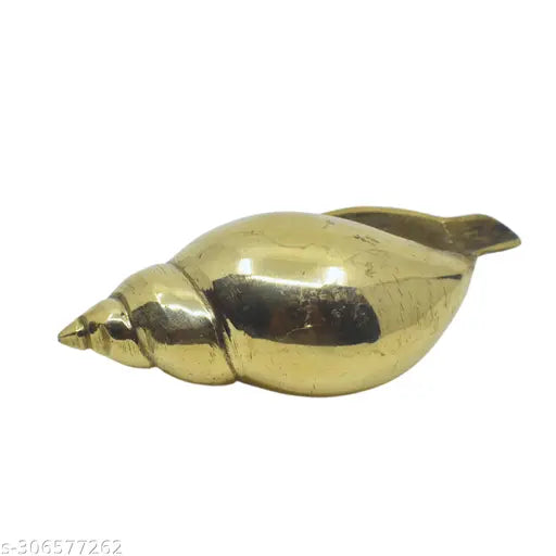 Polished Brass Sankh for Meditation and Yoga
