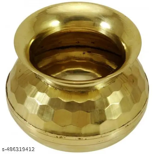 Brass Pooja Lota for Home Temple | Traditional Hindu Pooja Kalash | Brass Water Pot