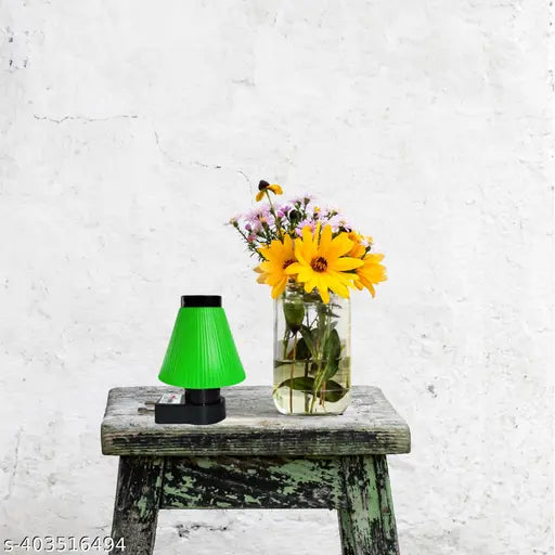 NYTROKS Decorative Big Unique LED Night Bulb 0.5w Light for Bedroom Hall Dinning Any Space at your Home | Plug & Pin | Multicolor | Portable Home décor item | Energy-saving lamp | Ambient lighting | Long-lasting | Green Pack 1