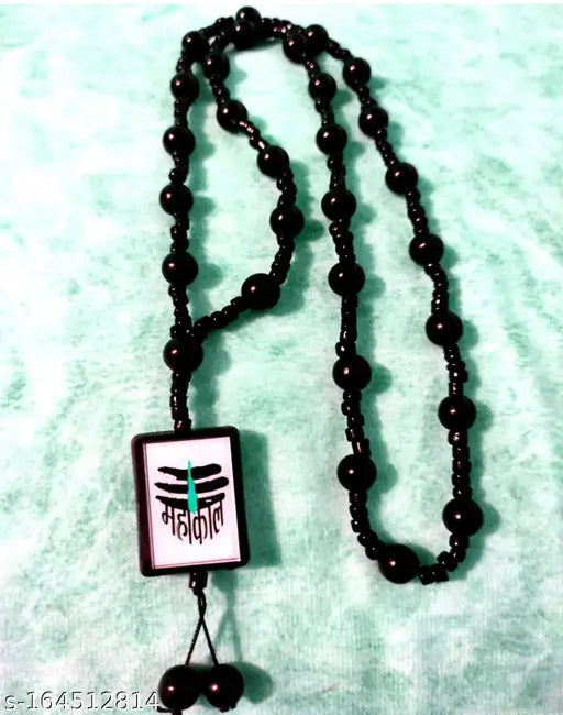 Bholenath one side Mahakal black Moti mala-2