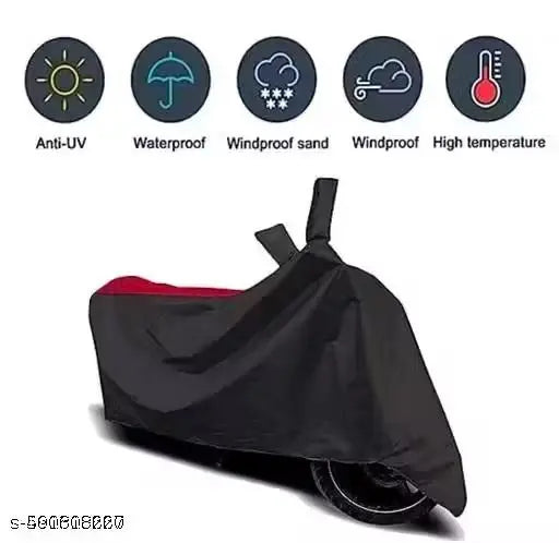 Oxtaul Waterproof Bike Cover For Bajaj Pulser 125,150 - (Red,Black)