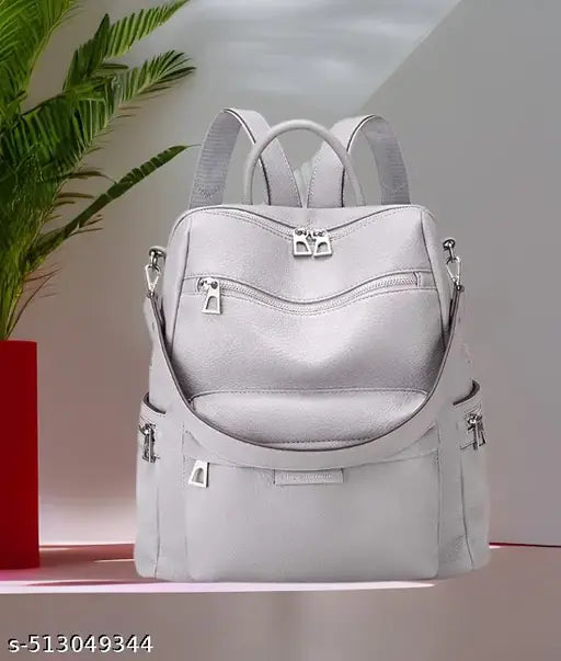 Craftwood Backpack For Women/Multipurpose Backpack/Handbag For Women with Crossbody Handle Backpack/Backpack For Office College Daly Use