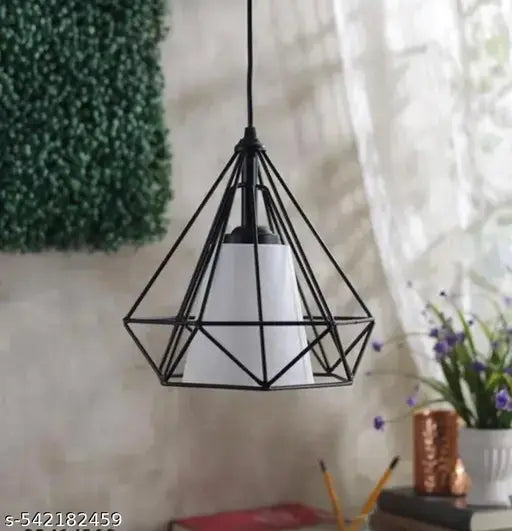 Jency Innovate Lamp/Pendant Lamp/ROPE LIGHT/Ceiling Light/wall Light/Wall Lamp/ Outdoor Lamp to décor your Home/ Bedroom/ Drying Room/ Living room/ Restaurant and Decorative Pendants Ceiling Lamp (BLACK)COLOR HANGING LAMP FANCY LAMP.