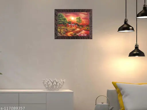 Indianara Single Elegant MDF Art Painting without glass (10 X 13 INCH )