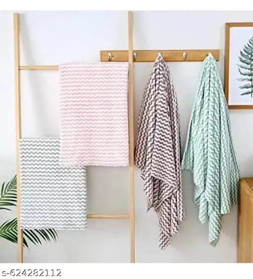 PACK OF 1 FULL SIZE TOWEL ASSORTED DESIGN FOR BATH BEACH HAIR GYM LUXURY HIGH ABSORPTION