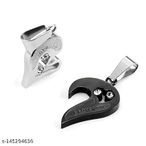 Magnetic Couple Stainless Steel Bracelets With Heart Shape Pendant Chain for Men Women Valentine's Day couple gifts for lovers | Gifts for couples, friendship bracelet, locket best friend gift