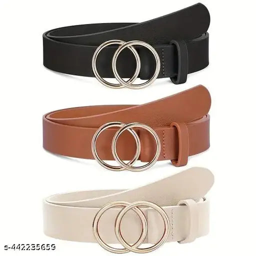 women belt pack of 3