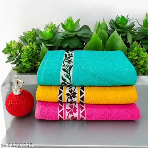 Treandy Bath & Beach Towel'S Pack of 3