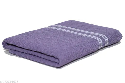 Cotton Bath Towel Soft And High Quality Towel For Multiple Uses 350 gsm 75*140 Cm Purple