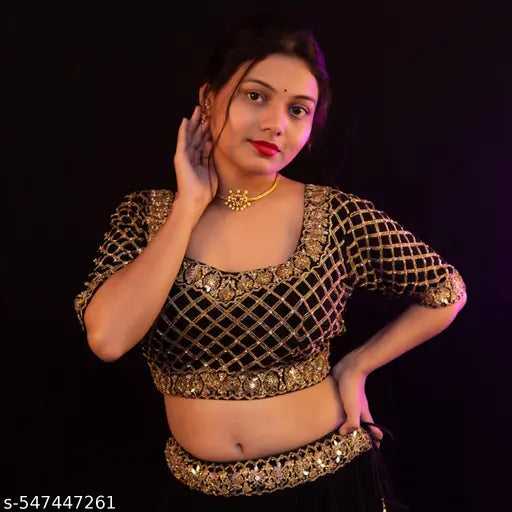 Gold Plated Maangalyam /South Indian, Maharastrian Choker Necklace Jewellery Set for Women's and Girls