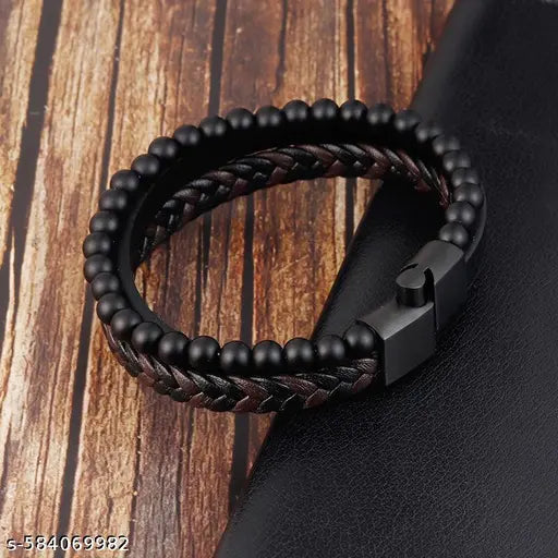 leather bracelet for men| leather bracelets| men bracelet| men bracelet black| boys bracelet| boys bracelet hand
