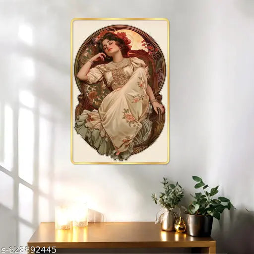 Indianara Modern Art Painting With Frame 18 Inches X 12 Inches (MA39LGP)