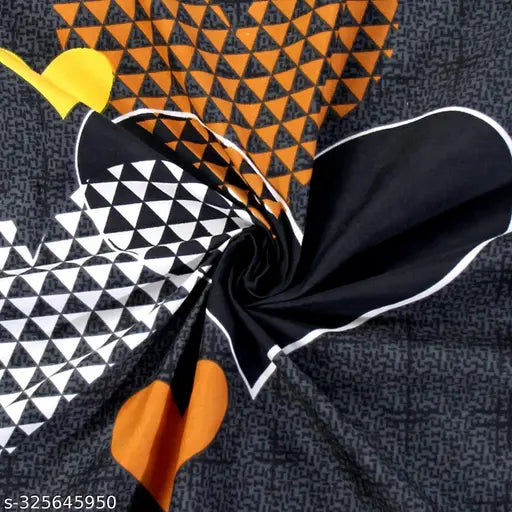 ANRP New Bedding Set For Double Bed The Best design for Kids Room Living Room Pack Of 1 Bedsheet with 2 Pillow Covers-