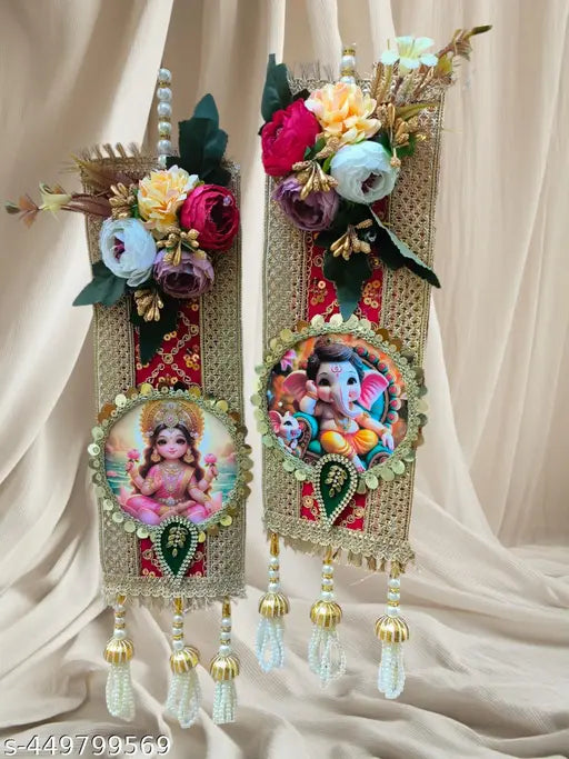 Lakshmi ganesh wall hanging for diwali