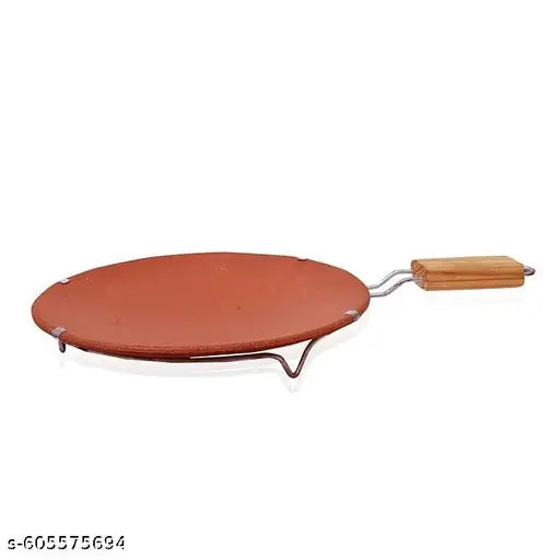 Handmade Clay Stand Tawa – Traditional Indian Griddle for Roti, Paratha & Dosa
