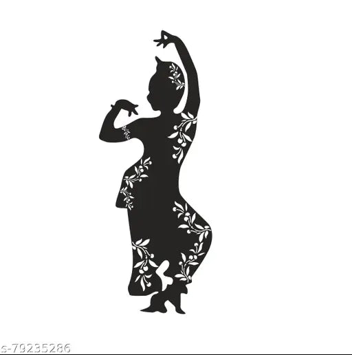 Dancing girl Wall Stickers (70Cm X 28Cm)