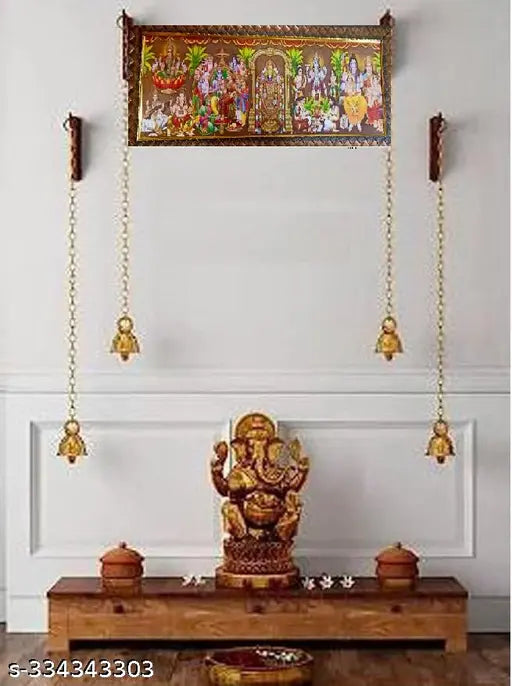 FRAMANIA FIVE IN ONE GODS FRAME FOR POOJA (45x20x1 cms)