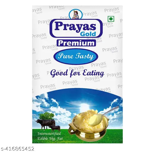 Prayas Gold Pure Vegetable Ghee - Ghee with Rich Aroma - 500 ml | Pure ghee