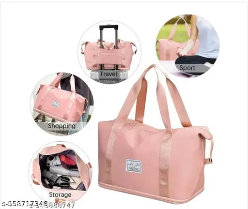 Large Capacity Folding Travel Bag Lightweight Waterproof Carry Luggage Bag Travel Duffle Handbags Travelling Bag for Women and Men Large Capacity Folding Duffel bags