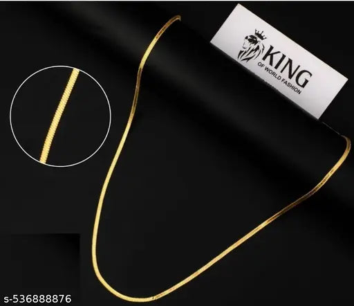Senk chain gold plated for boy's