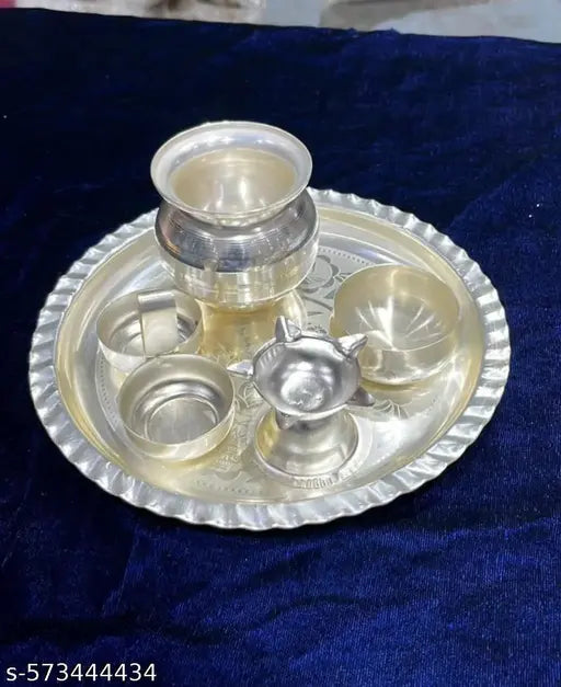Premium quality, Puja thali, pooja thali, plates