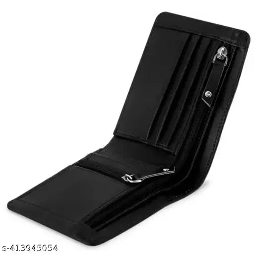 Wallet for Men|5 Card Slots| 1 Zipper Coin Pocket|2 Hidden Compartment|2 Zipper Currency Slots|