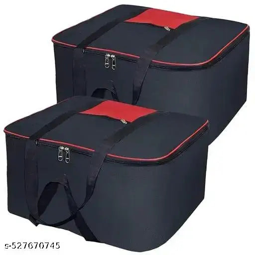 Multi purpose storage bag Black P2, Red pocket