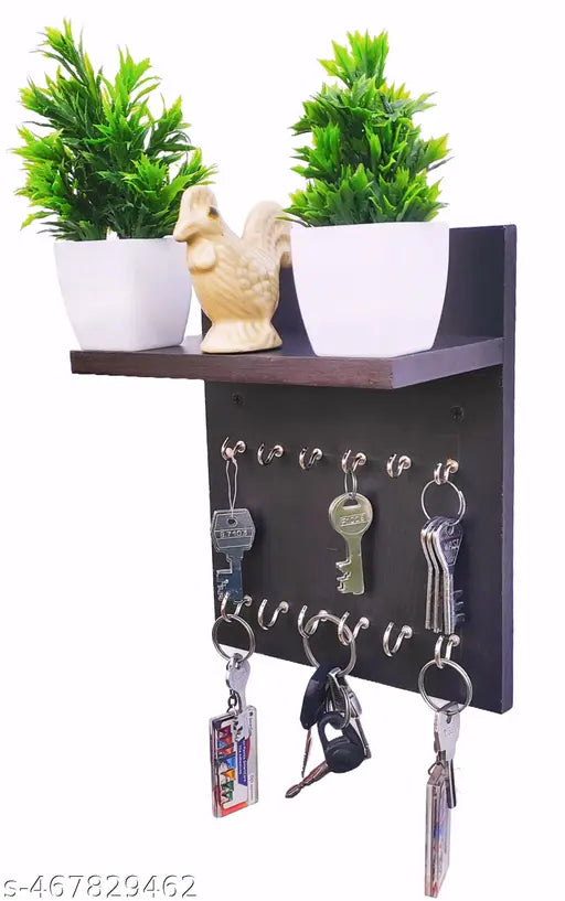 Well wooden key holder
