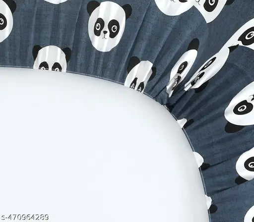 Super Soft Glace Cotton All Round Elastic Fitted Bed Bedsheet Double King Size Bedsheet 72x78x8 Inches with 2 Pillow Covers (