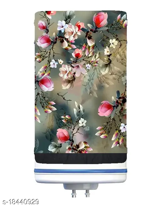 Anvi Traders Pvc Attractive Design Printed Geyser Cover For Suitable All Companies