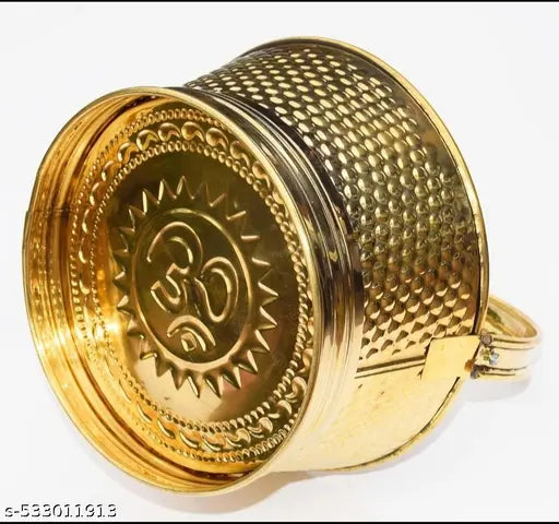 RING: Traditional metal Pooja Baskett