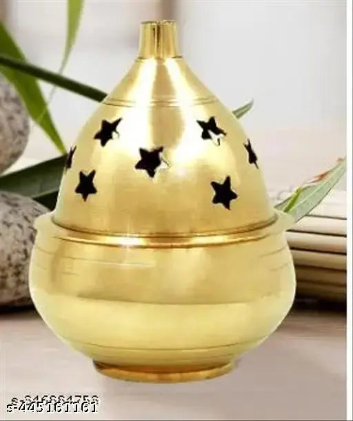 Brass Diya for Puja Akhand Diya Jyothi Oil Lamp Deepak for Diwali Mandir Decor Small