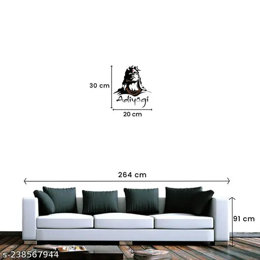 God & God's New Modern Art & Trendy Wall Stickers for Home Decoration,Living Room,Bedroom etc Size- Large