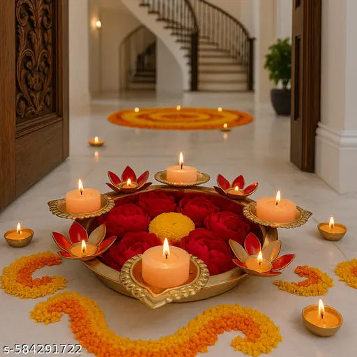puja thali for decor